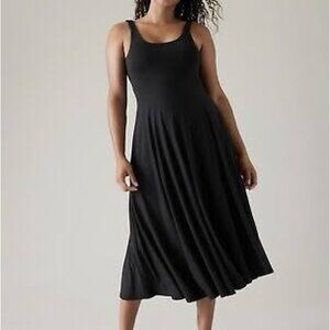Athleta Black Santorini Midi Dress